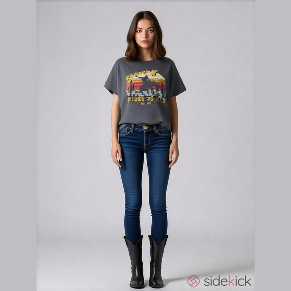 Bella Canvas Tops - Western Graphic Bella Canvas Tshirt